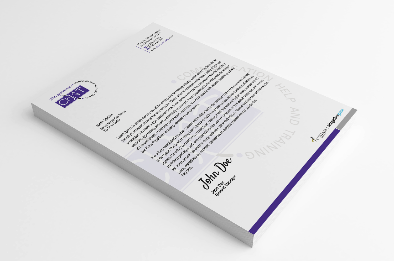 Letterhead Design by SL Designer for this project | Design #13065454
