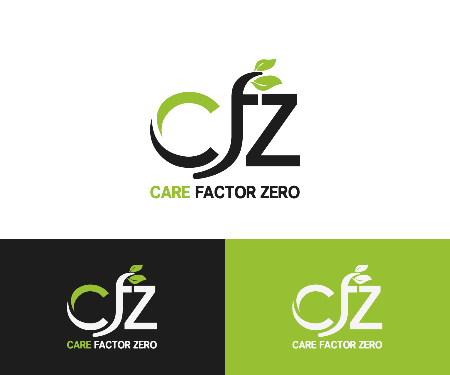 Product Logo Design For Care Factor Zero By Mario Design