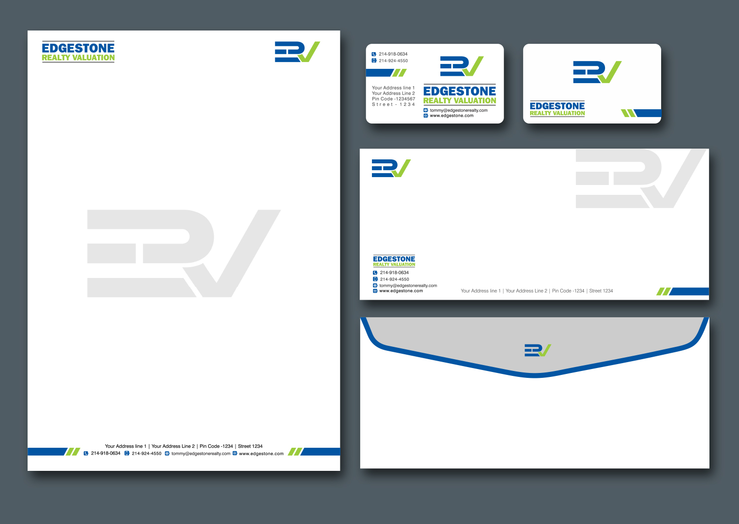 Logo Design by sanalkumar for Edgestone Realty Valuation | Design #13012844