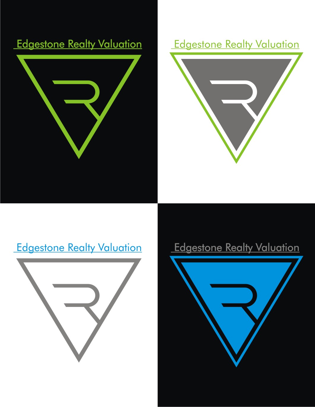 Diseño de Logo por Rendell Sueña para Edgestone Realty Valuation | Diseño #13013490