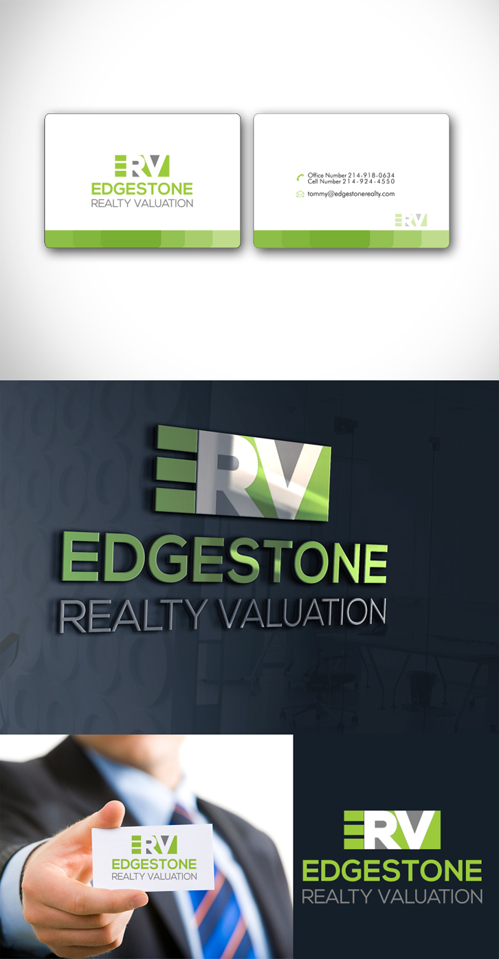 Modern, Professional, Real Estate Logo Design for ERV or Edgestone