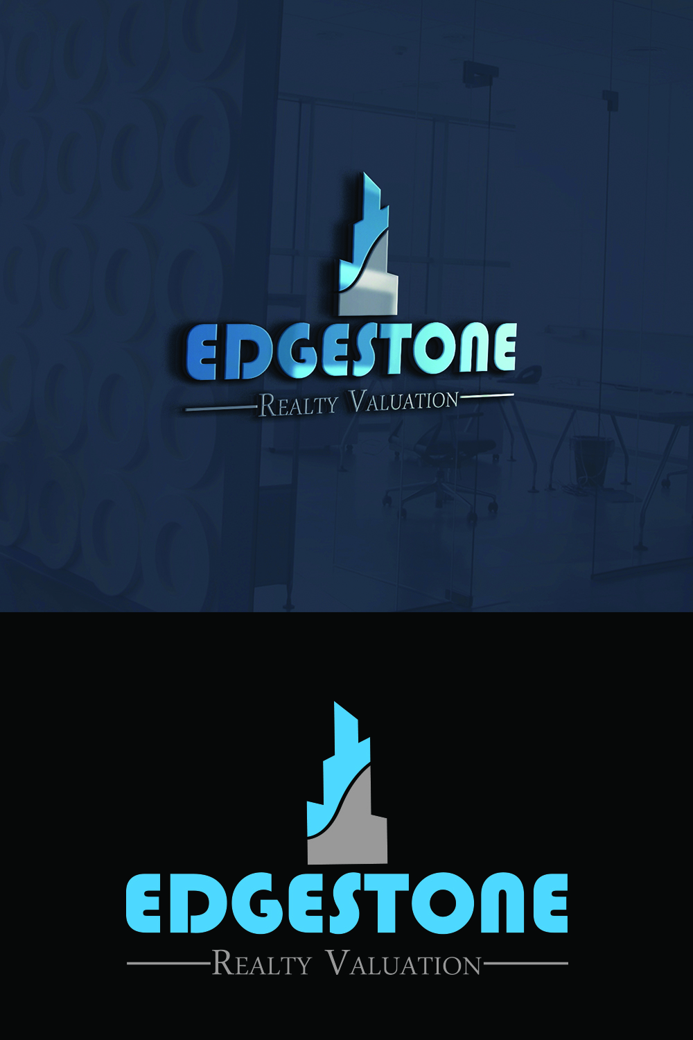 Modern, Professional, Real Estate Logo Design for ERV or Edgestone