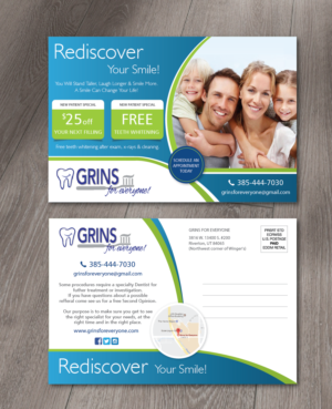 Greeting Card Design by alex989 for Grins for Everyone | Design: #13049913
