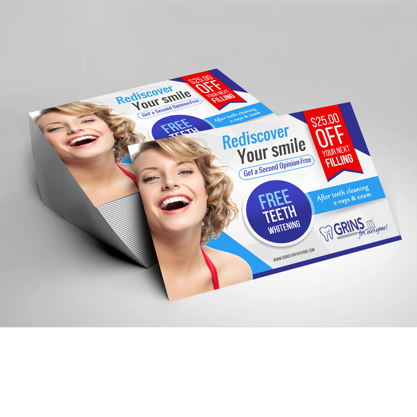 Greeting Card Design by debdesign for Grins for Everyone | Design #13088587