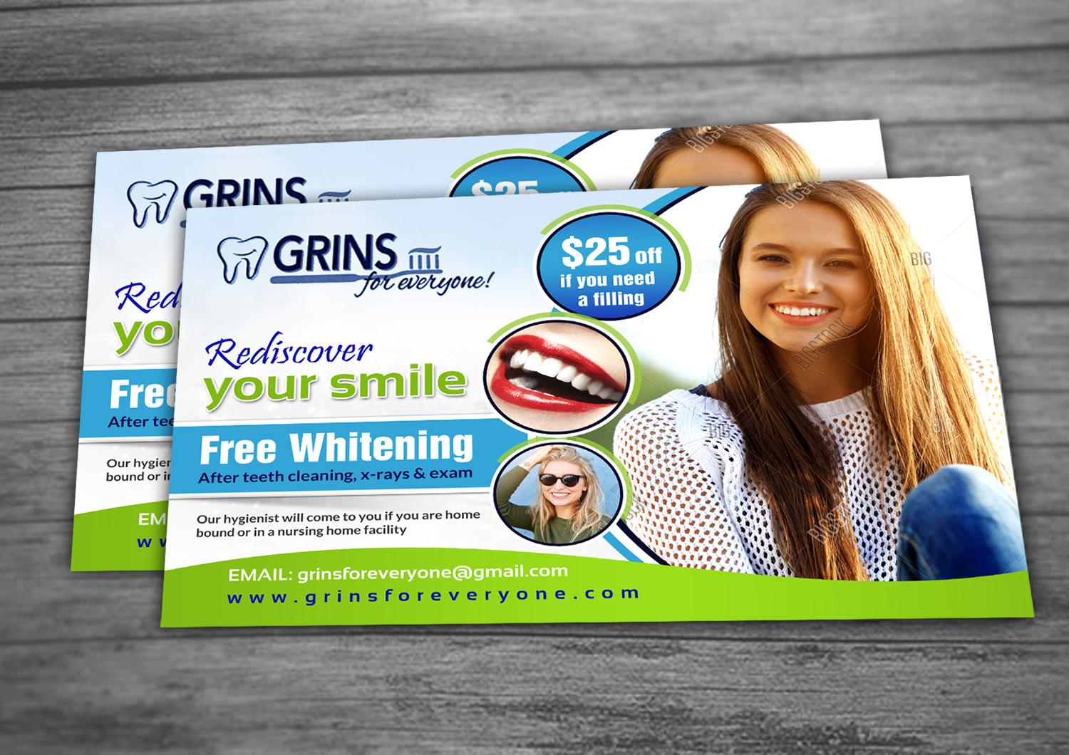 Greeting Card Design by debdesign for Grins for Everyone | Design #13099374