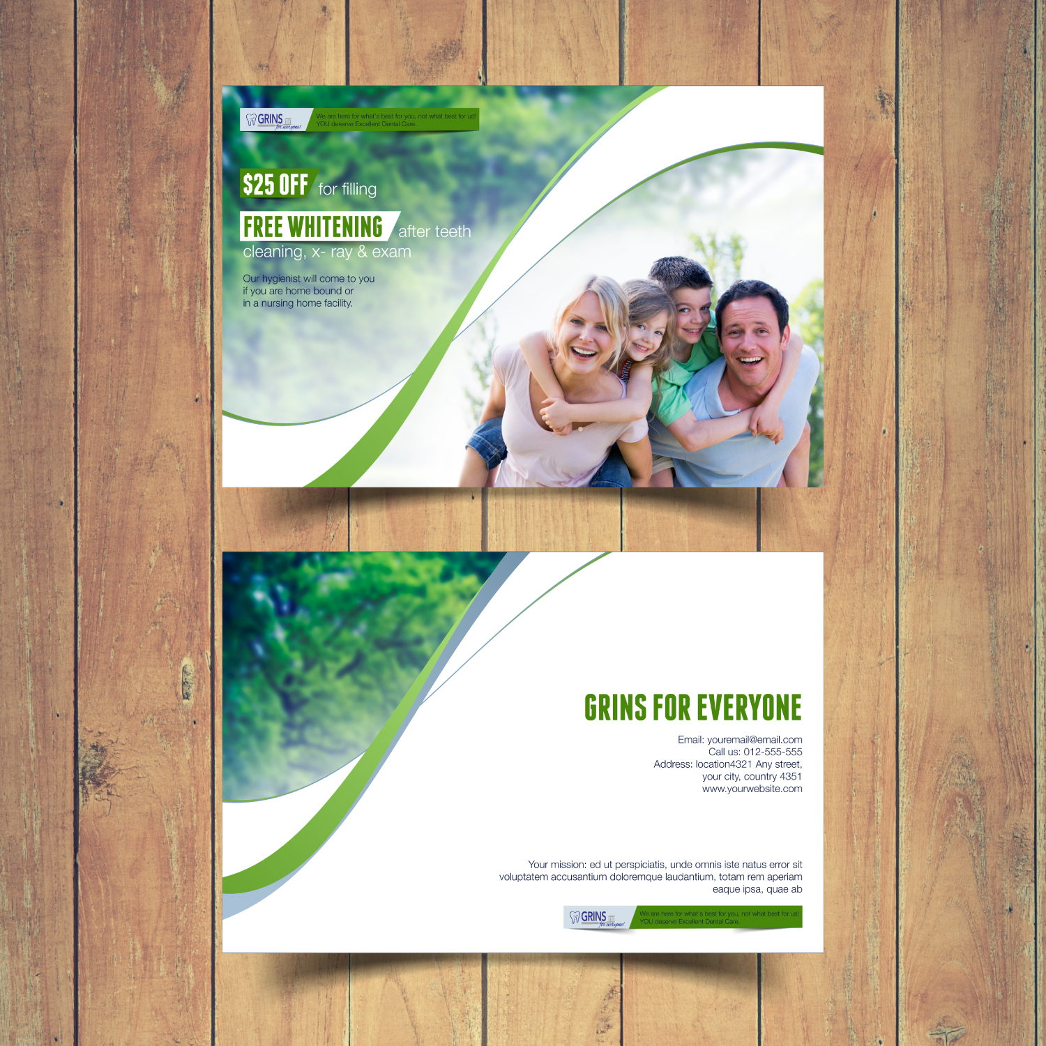 Greeting Card Design by Nguyen. for Grins for Everyone | Design #13120364