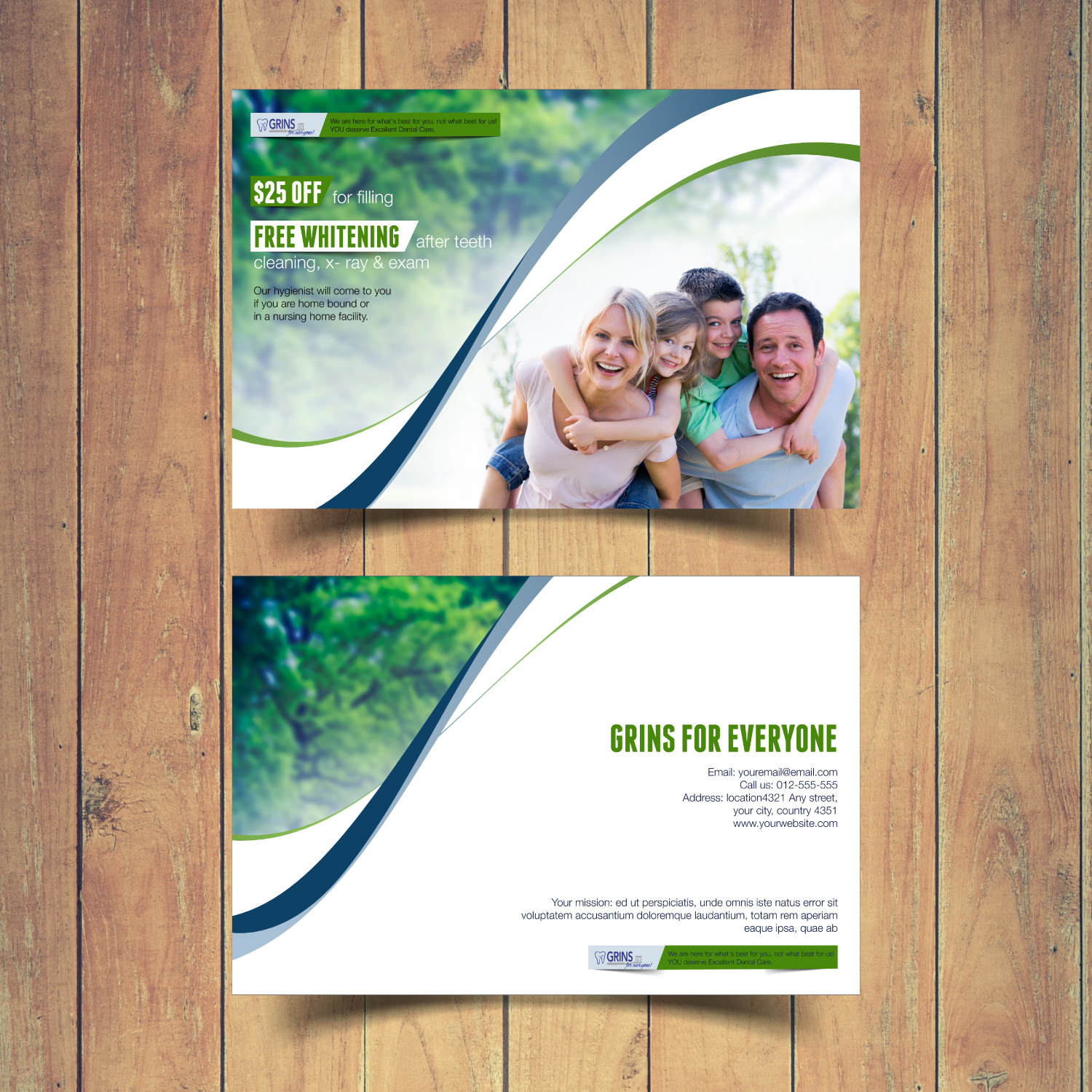 Greeting Card Design by Nguyen. for Grins for Everyone | Design #13121256