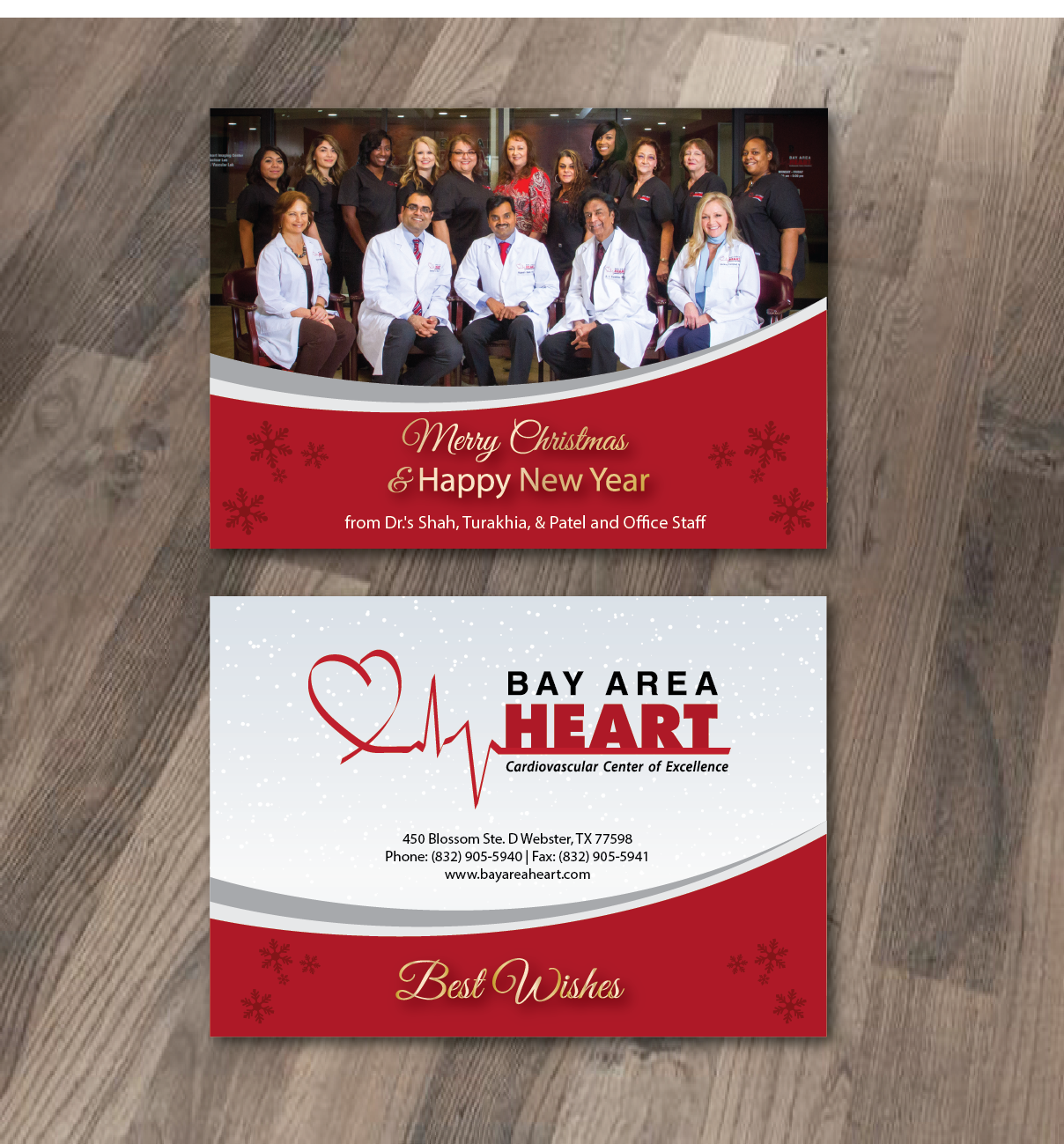 Diseño de Tarjeta de Felicitación por alex989 para Bay Area Heart | Diseño #13032376