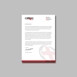 Letterhead Design by kousik for CROSS Asia Pacific | Design: #13064611