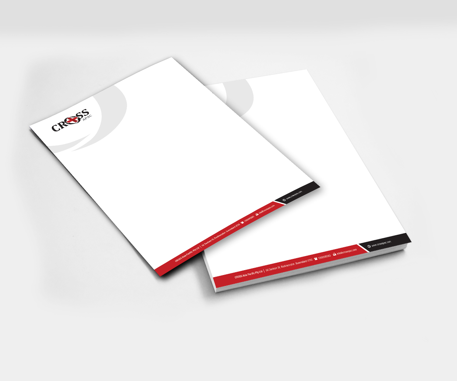 Letterhead Design by kousik for CROSS Asia Pacific | Design: #13161533