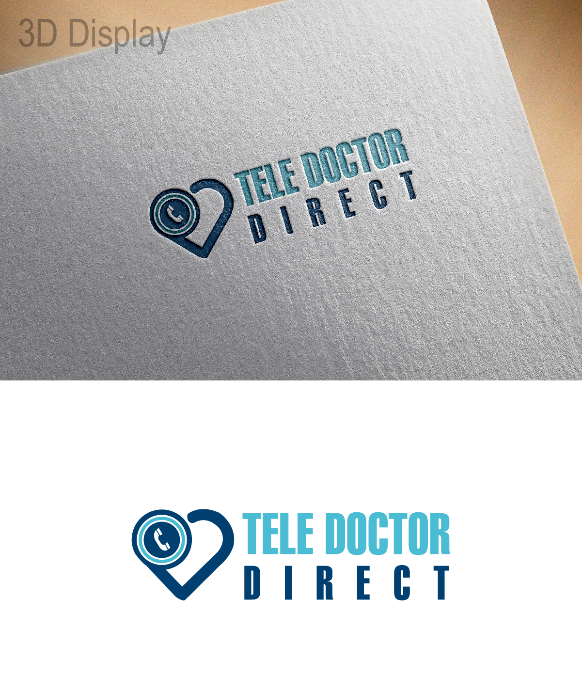Logo Design by 3Guys for Tele Doctor Direct | Design: #13029459