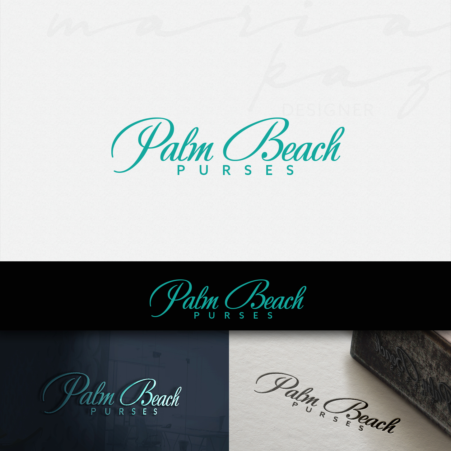 Logo Design by maria-kaz for Palm Beach Purses | Design #13063153