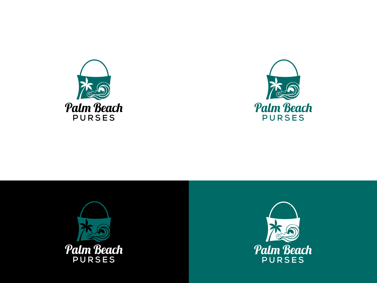 Logo Design by Slant Line Media for Palm Beach Purses | Design #13033341