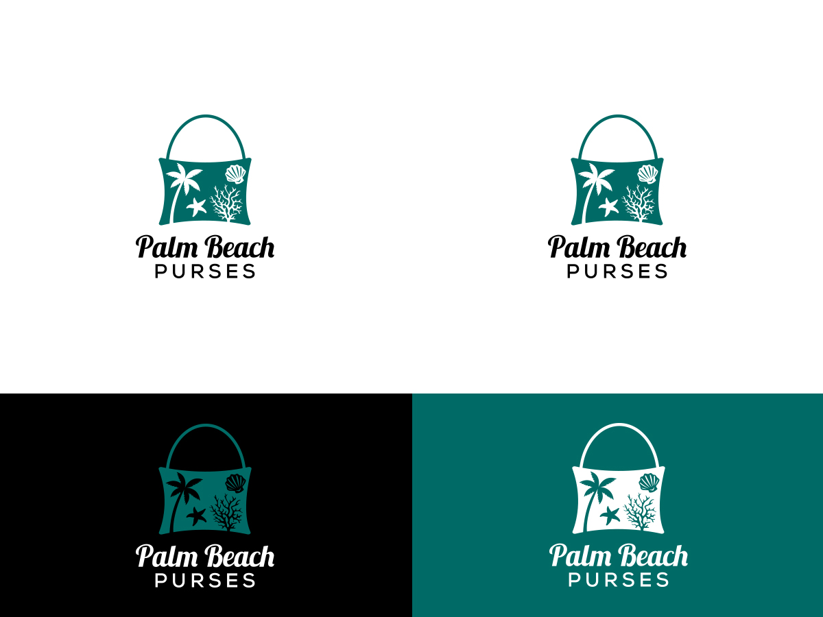 Logo Design by Slant Line Media for Palm Beach Purses | Design #13033862