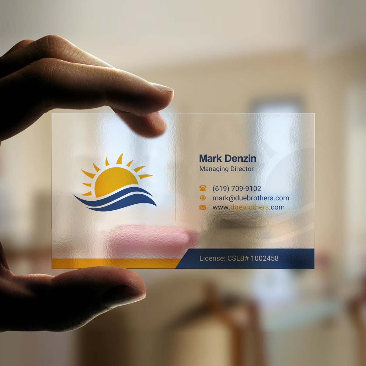 Business Card Design by INDIAN_Ashok for Due Brothers Construction  | Design #13025253