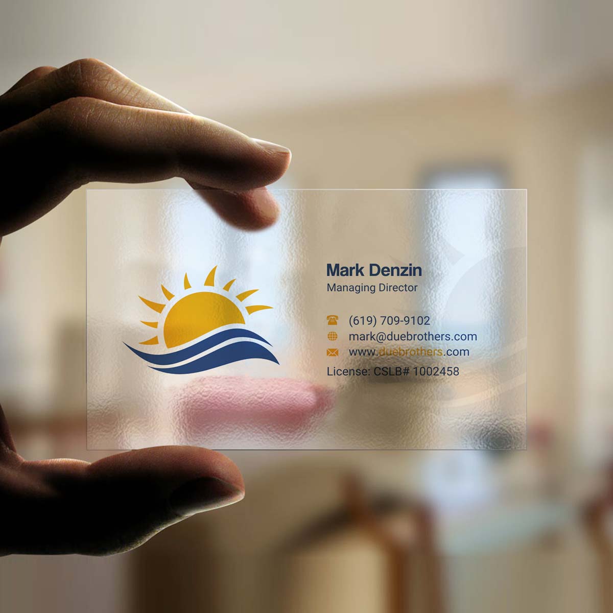 Business Card Design by INDIAN_Ashok for Due Brothers Construction  | Design #13025278