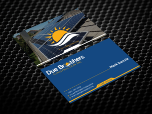 Business Card Design by Verified artistry (Design garden) for Due Brothers Construction  | Design: #13039700