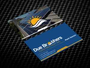 Business Card Design by Verified artistry (Design garden) for Due Brothers Construction  | Design: #13039701