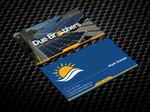 Business Card Design by Verified artistry (Design garden) for Due Brothers Construction  | Design: #13039704