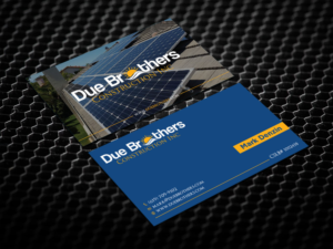 Business Card Design by Verified artistry (Design garden) for Due Brothers Construction  | Design: #13045621