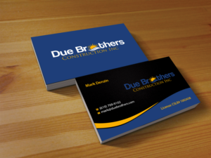 Diseño de Tarjeta de Presentación por Creations Box 2015 para Due Brothers Construction  | Diseño: #13026124