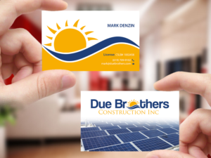 Diseño de Tarjeta de Presentación por Creations Box 2015 para Due Brothers Construction  | Diseño: #13026153