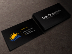 Diseño de Tarjeta de Presentación por Creations Box 2015 para Due Brothers Construction  | Diseño: #13026155