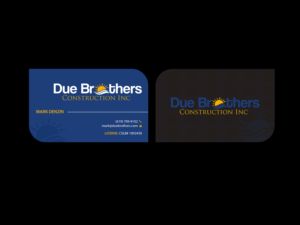 Diseño de Tarjeta de Presentación por Creations Box 2015 para Due Brothers Construction  | Diseño: #13030278