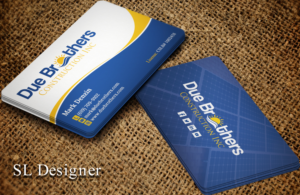 Business Card Design by SL Designer for Due Brothers Construction  | Design: #13021338