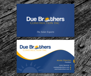 Diseño de Tarjeta de Presentación por SS_Designs para Due Brothers Construction  | Diseño: #13039707