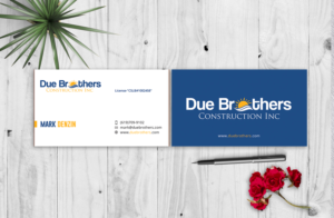 Diseño de Tarjeta de Presentación por Graphic Flame para Due Brothers Construction  | Diseño: #13033791