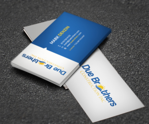 Diseño de Tarjeta de Presentación por Graphic Flame para Due Brothers Construction  | Diseño: #13033819