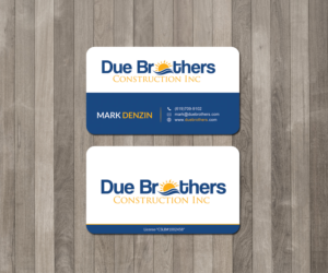 Diseño de Tarjeta de Presentación por Graphic Flame para Due Brothers Construction  | Diseño: #13033820