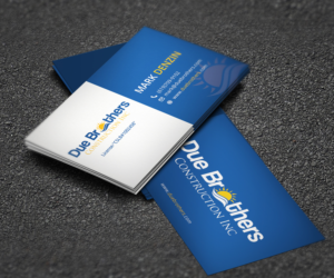 Business Card Design by Graphic Flame for Due Brothers Construction  | Design: #13033822
