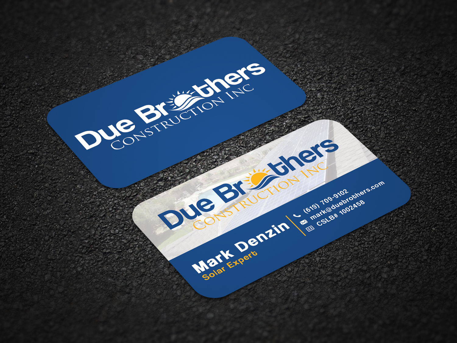 Business Card Design by sazzadbr for Due Brothers Construction  | Design #13030468