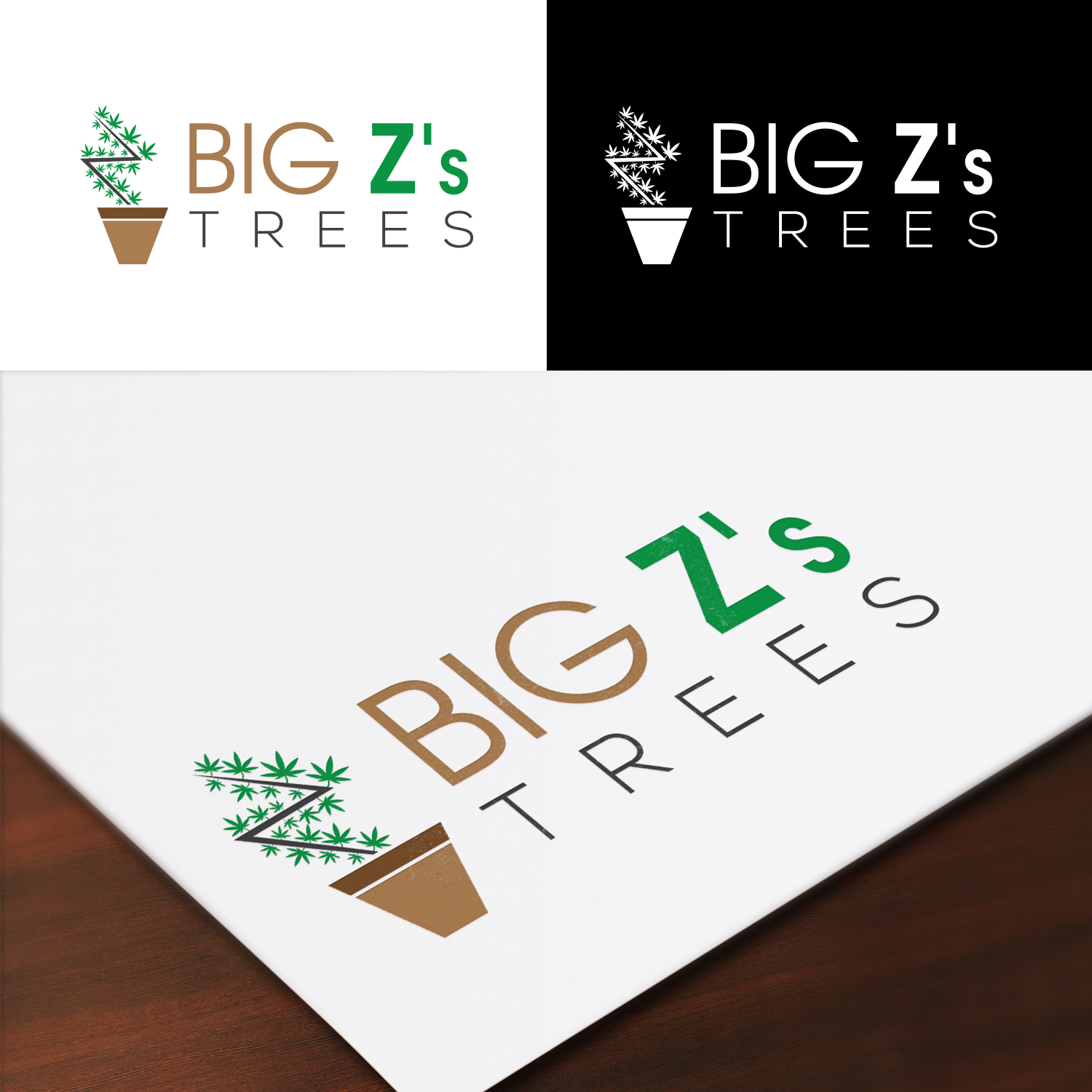 Logo Design by IMD-HUB for Big Z's Trees | Design #13017347