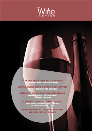 Design de Flyer par Wojciech Kropidlowski pour The Wine Center, llc | Design #529031