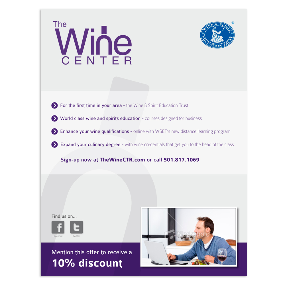 Flyer Design by Nic for The Wine Center, llc | Design #530402