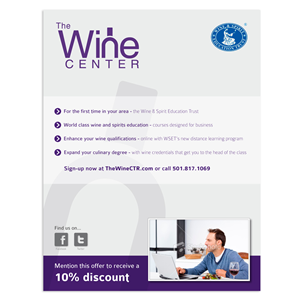Design de Flyer par Nic pour The Wine Center, llc | Design : #530402