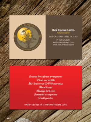 Business Card Design by Sandaruwan