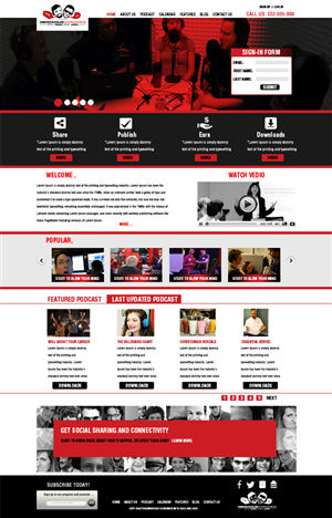 Podcast Design by Bright Star for this project | Design: #2479179