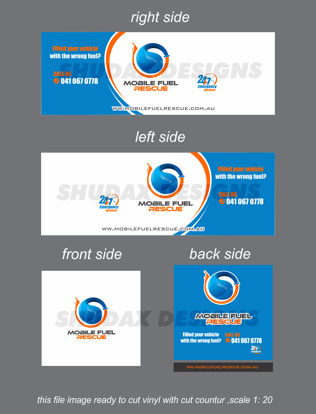 Graphic Design by Anung Shudax for Mobile Fuel Rescue | Design #13047004