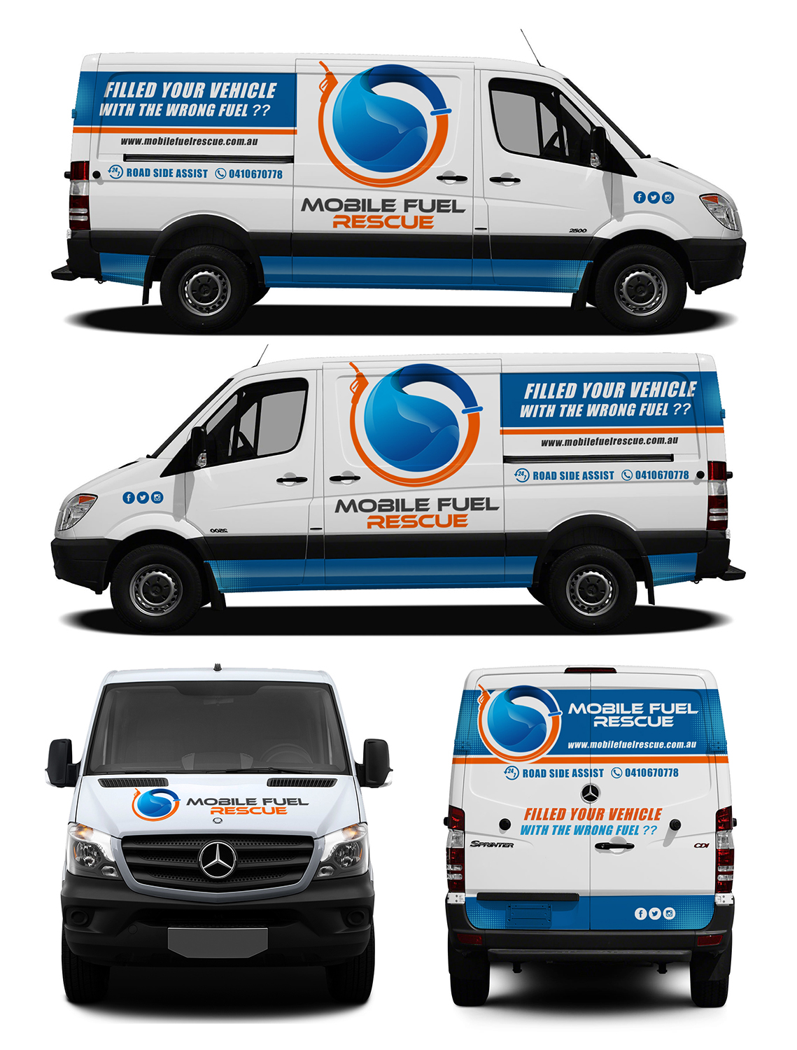 Graphic Design by dedenambrol for Mobile Fuel Rescue | Design #13032963