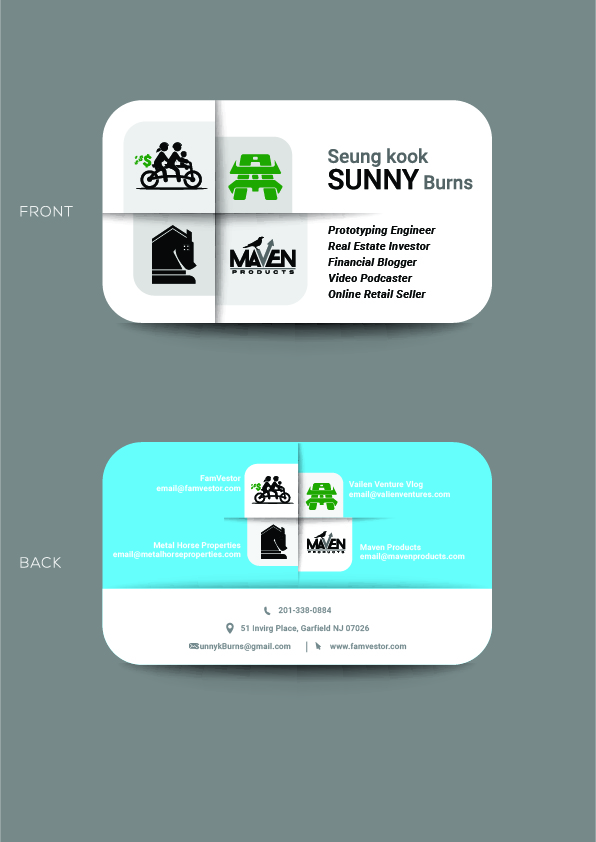 Business Card Design by saranprabu for FamVestor | Design #13667120