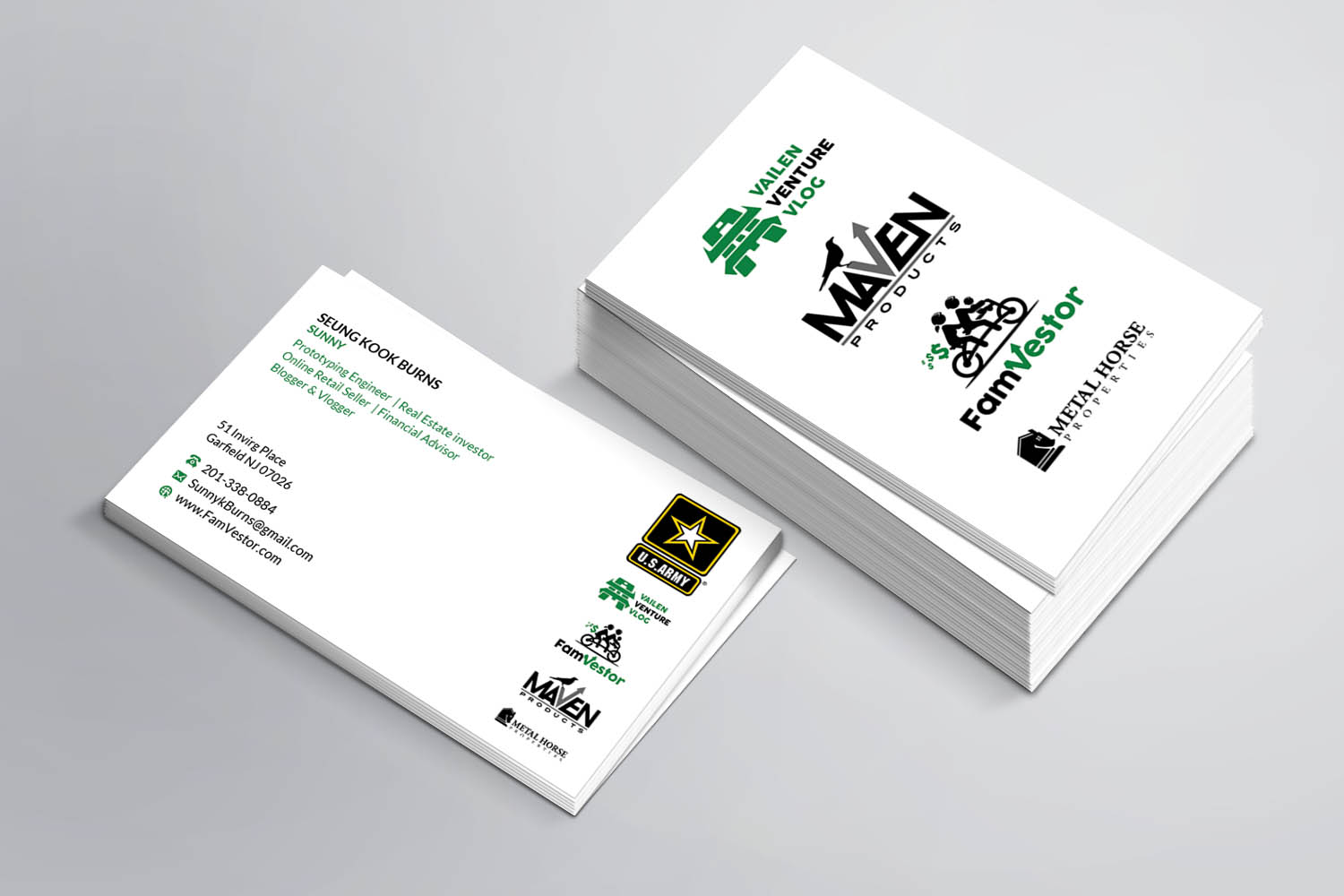 Business Card Design by Sandaruwan for FamVestor | Design #13696008