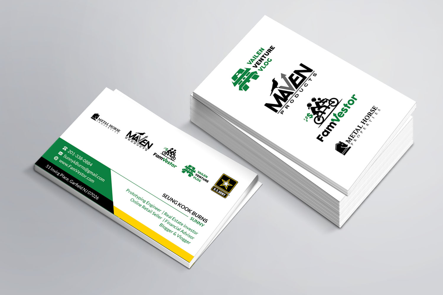 Business Card Design by Sandaruwan for FamVestor | Design #13704396
