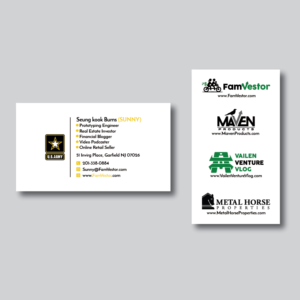 Visitenkarten-Design von Verified artistry (Design garden) für FamVestor | Design: #13692953