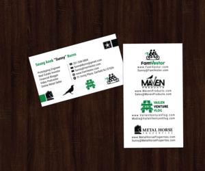 Business Card Design by JK18 for FamVestor | Design: #13672184