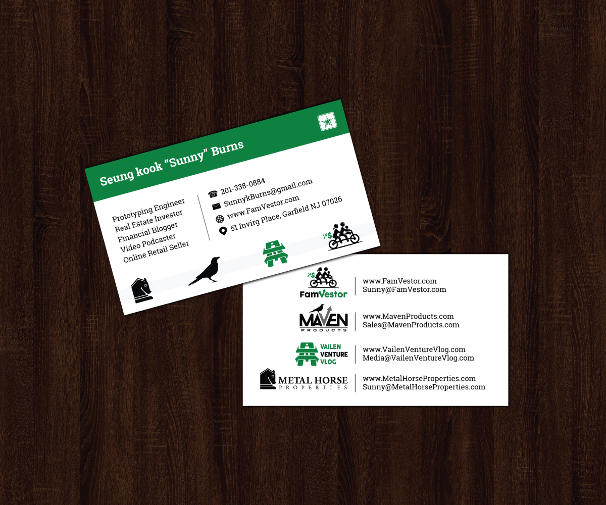 Business Card Design by JK18 for FamVestor | Design #13680623