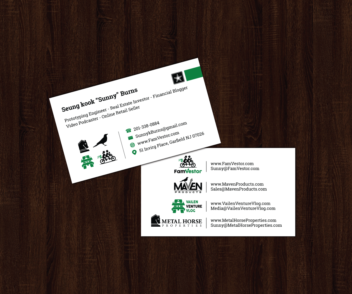 Visitenkarten-Design von JK18 für FamVestor | Design #13680625